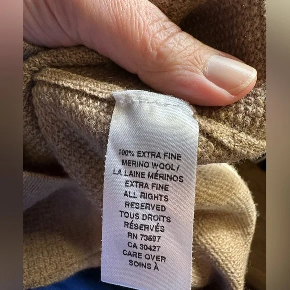 Raffi The Palmer Quarter Zip Merino Wool Jumper Sweater - Picture 4 of 8